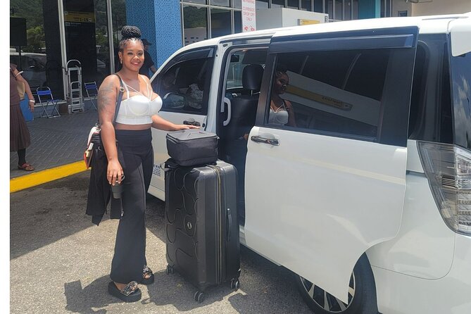 One way Private transfer from Airport to Resorts - A private welcome outside Sangster Airport