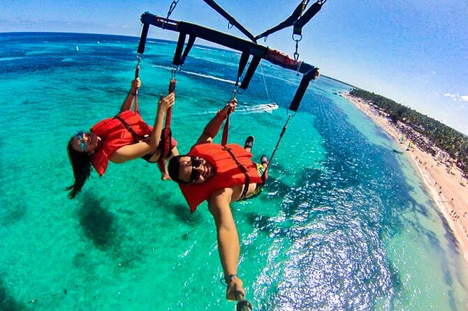 Parasailing above Turquoise Ocean Waters in Montego Bay - Key points at a glance