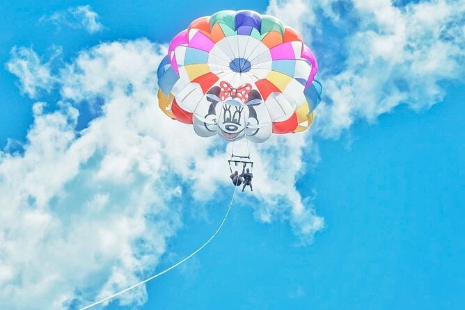 Parasailing, Blue Hole Mineral Spring, Seven Mile Beach - What the $265 price really covers