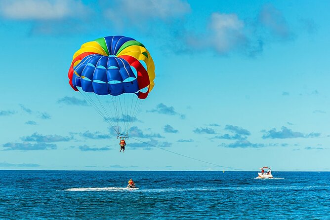 Parasailing & Jetski Water Activities in Montego Bay - Parasailing 200 feet above the sea