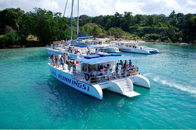 Party Catamaran and Snorkeling Tour in Montego Bay - The boat turns into a floating party
