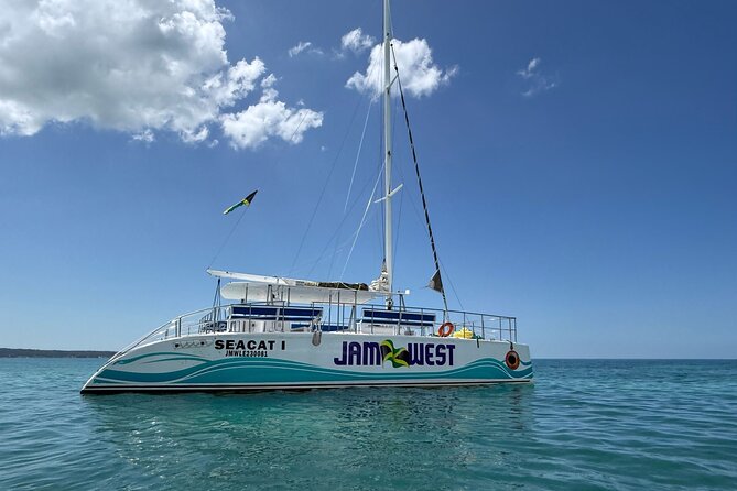 Party Catamaran Sunset Ricks Cafe Negril Open Bar and DJ - Boarding at Margaritaville Negril