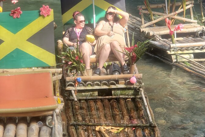 Private 1 Hour Bamboo River Rafting in Montego Bay - The optional river swim
