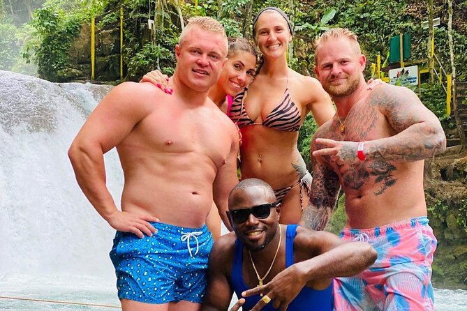 Private Blue Hole Tour from Montego Bay - Swimming in the natural mineral pools