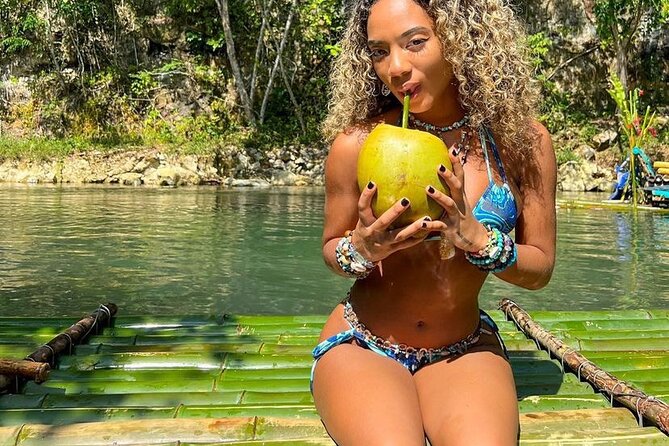 Private Decorated Bamboo Rafting Lethe - Stories about Jamaican history and daily life