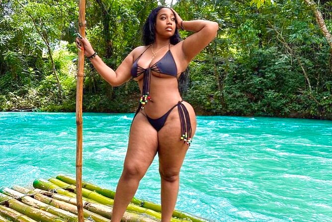 Private Martha Brae River Rafting Tour from Montego Bay - What you see from the bamboo raft