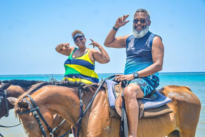 Private Tour to Dunns River and Horseback Riding with Local Guide - Dunns River Falls brings the adventure first