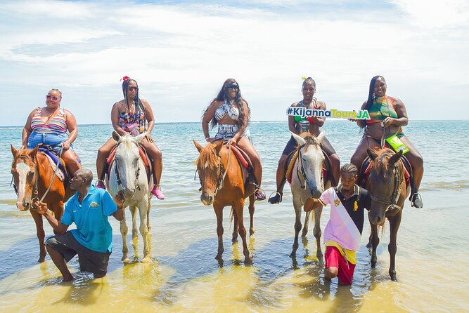 Private Transportation with ATV, Horseback Riding & More Tour - Horseback riding into the Caribbean water