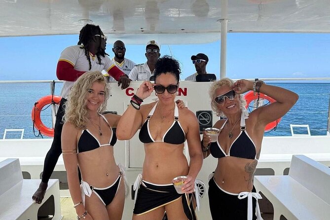 Ricks Cafe Party Cruise with Open Bar & DJ MONTEGO BAY RESORTS - Reef snorkeling is the active middle section