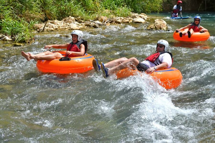 River Rapids Jungle River Tubing Adventure - From hotel lobby to the Rio Bueno valley