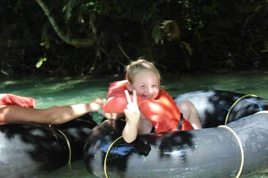River Rapids Jungle River Tubing Adventure - A gentle start beneath the Jamaican rainforest