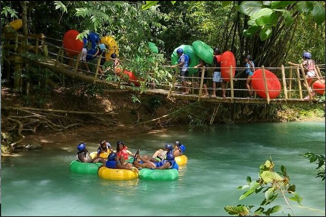 River rapids tubing rafting kayaking and beach Adventure - What the $119 price gets you in Jamaica