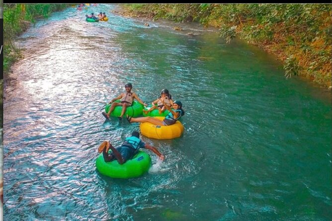 River rapids tubing rafting kayaking and beach Adventure - Following the Bengal Rio Bueno River