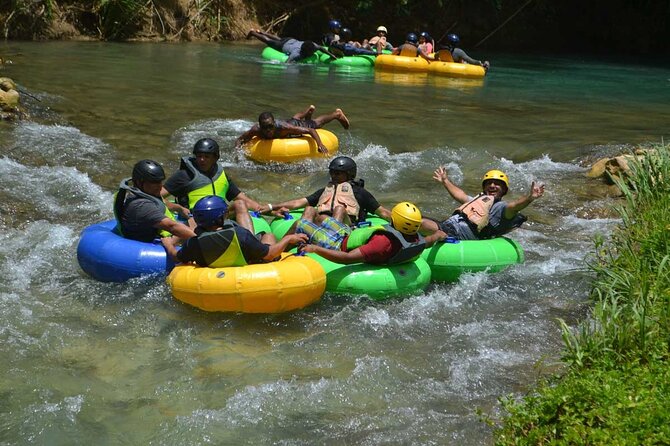 River Rapids Waterfalls Tubing and Beach Adventure with Transport - A river ride with a beach finish