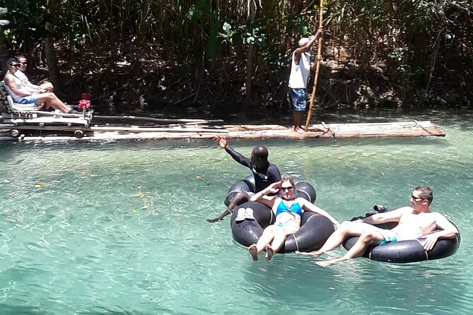 River Tubing and Blue Hole Private Tour from Ocho Rios - White River tubing changes the mood