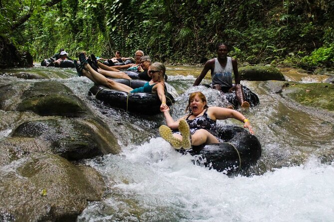 River Tubing with Private Transportation from Montego Bay - The final rapids and Bengal Bay