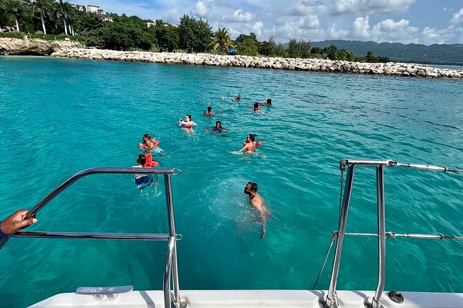 Sail Away in Montego Bay on a Private Catamaran - Swimming and Snorkeling in Clear Water