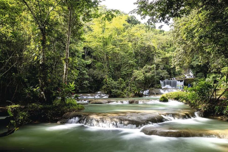 Shared or Private FD Appleton Rum, YS Falls & Pelican Bar - Cooling off at YS Falls