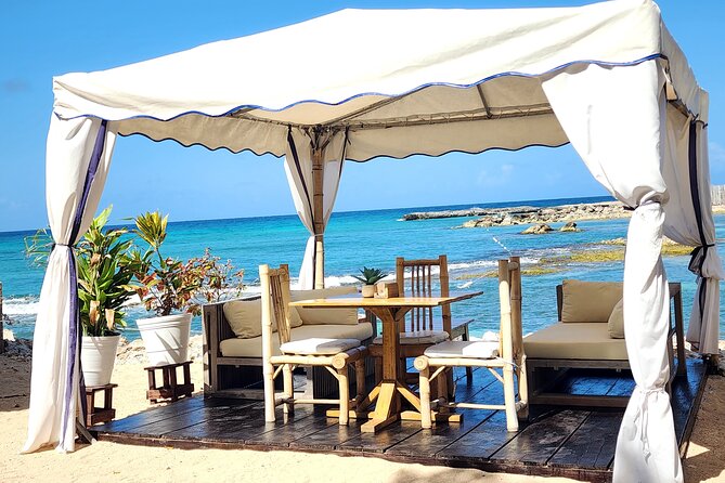 VIP Oceanfront Cabana at Bamboo Beach Club in Montego Bay - A Four-Hour Beach Escape in Montego Bay