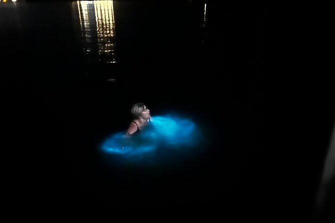 World famous Luminous lagoon Night tour with transportation - Swimming among the blue-green flashes