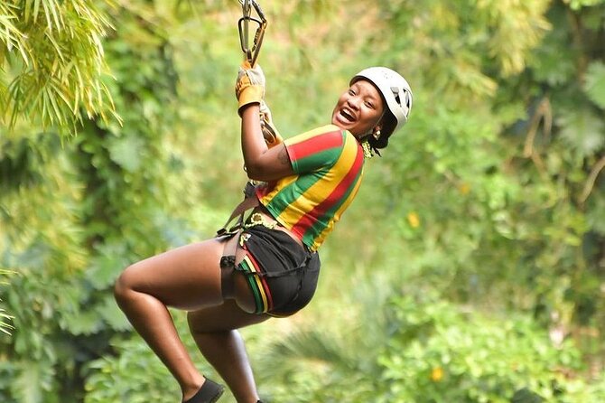 Zipline, Dunn’s River Falls, Bamboo Rafting & Horseback Ride Tour - One Jamaican day, four very different activities